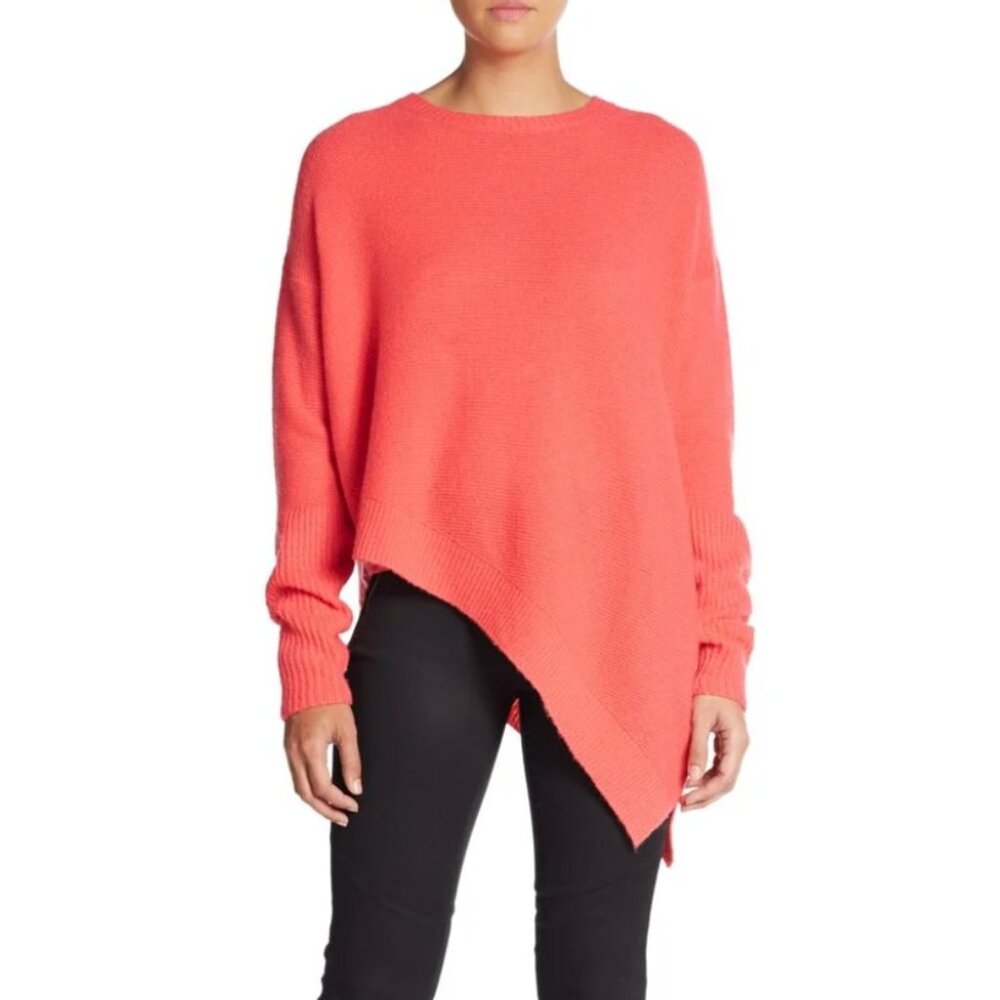 Stella McCartney Cashmere Silk Blend Asymmetric Hem Sweater